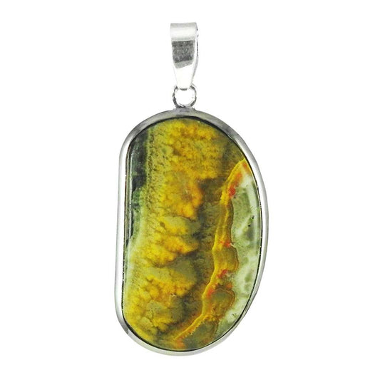 Breath of Love Bumble Bee Gemstone Sterling Silver Pendant Jewellery