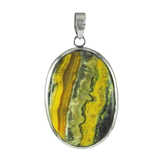 Charming Bumble Bee Gemstone Sterling Silver Pendant Jewellery