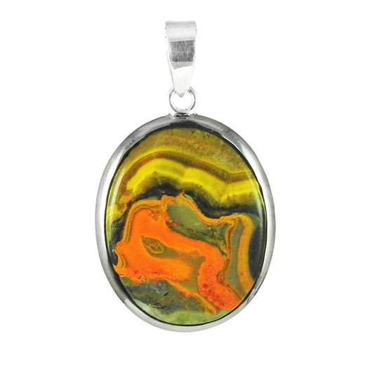Good Fortune Bumble Bee Gemstone Sterling Silver Pendant Jewellery