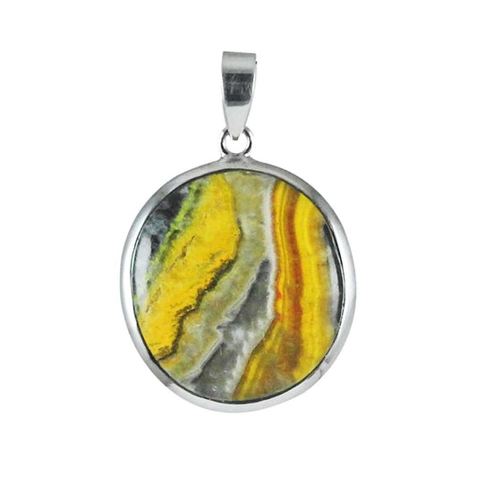 Handmade Bumble Bee Gemstone Sterling Silver Pendant Jewellery Wholesale