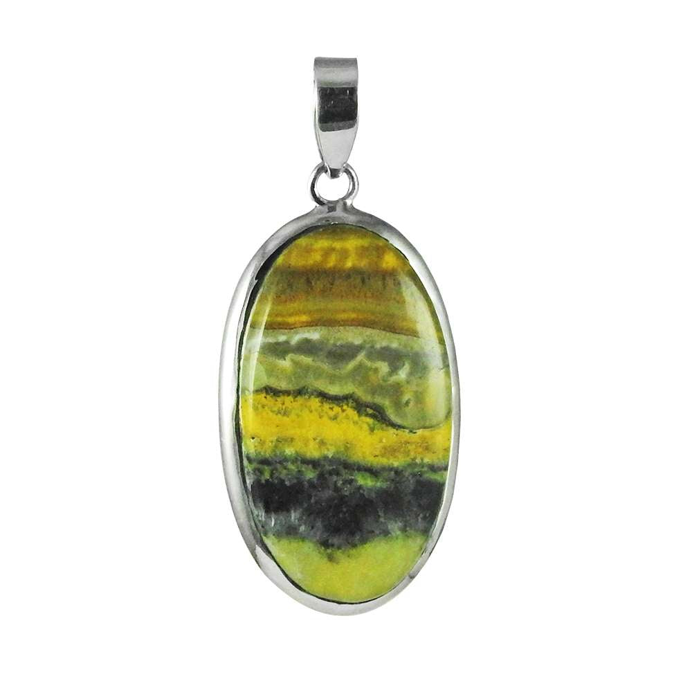 Hot Bumble Bee Gemstone Sterling Silver Pendant Jewellery