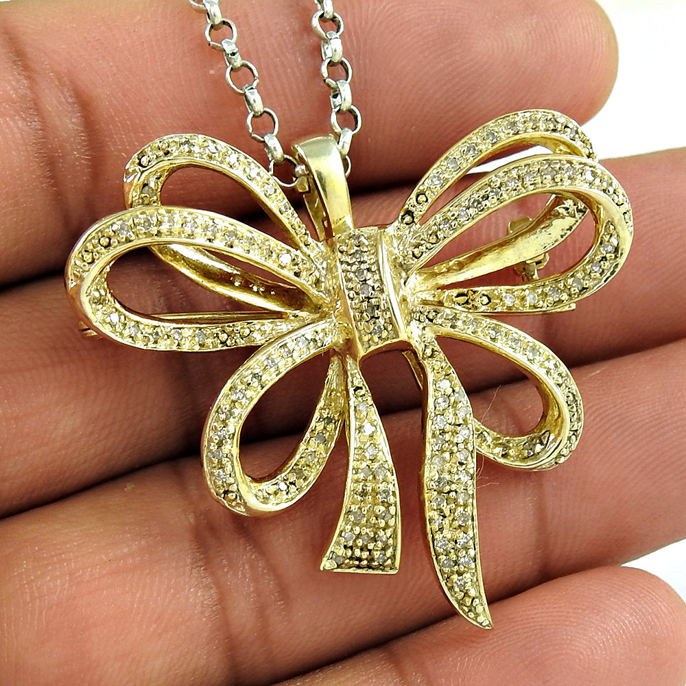 101 Natural Cubic Zirconia Gemstone Pendant Ethnic 925 Sterling Silver Jewelry G14
