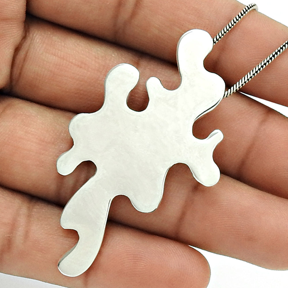 101 925 Solid Sterling Silver Ethnic Pendant