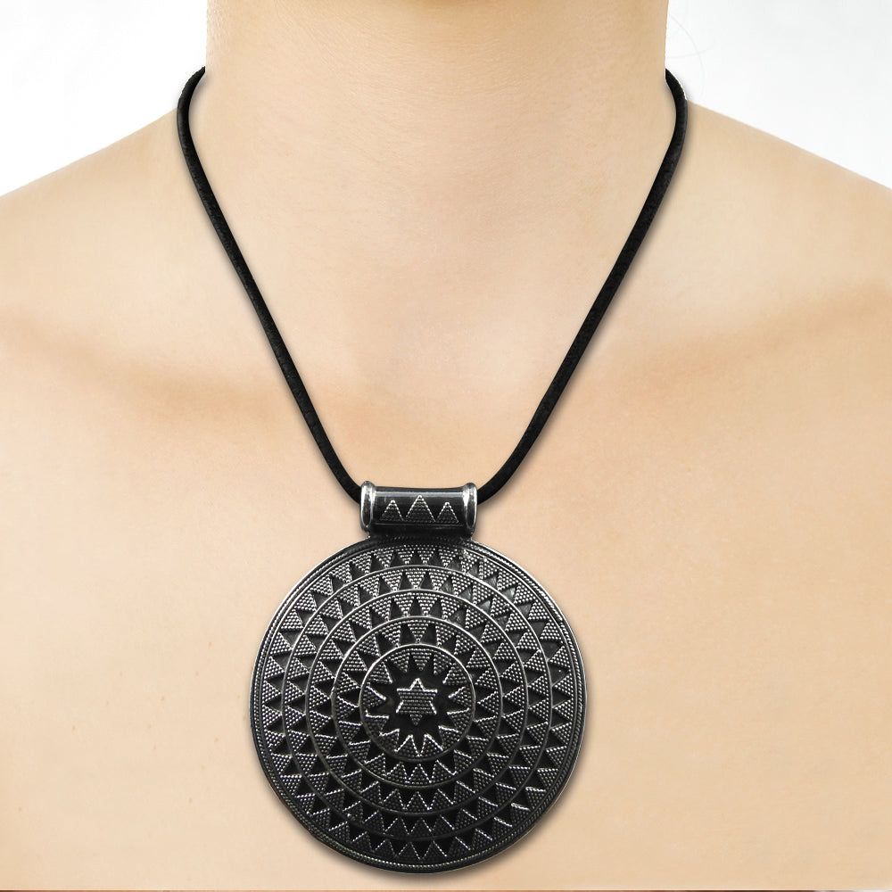 101 Oxidized 925 Sterling Silver Artisan Pendant Jewelry