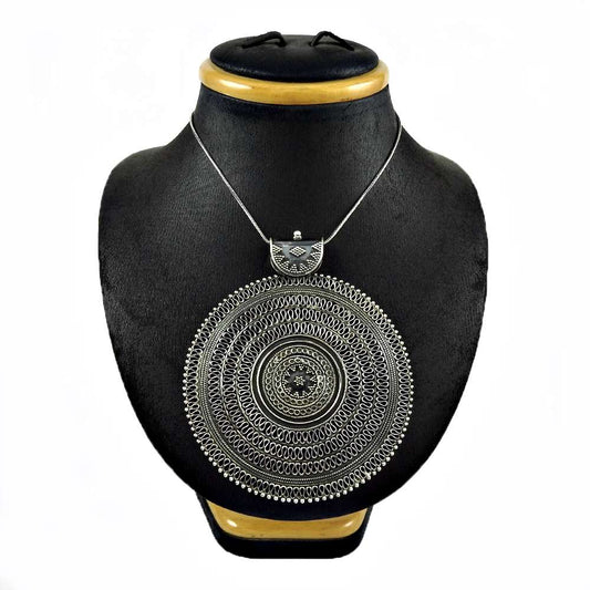 Ostensible Oxidised 925 Sterling Silver Pendant