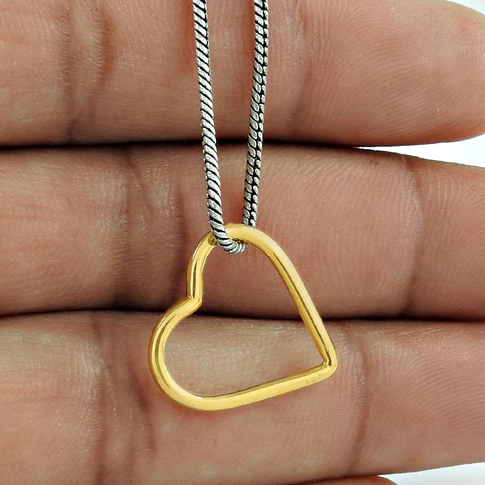 Hot 925 Sterling Silver Jewellery Heart Pendant Wholesaling
