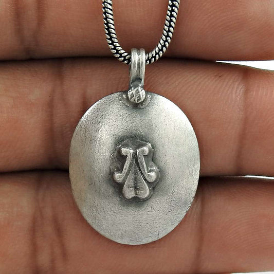 Intrigant 925 Sterling Silver Pendant Handmade Jewellery