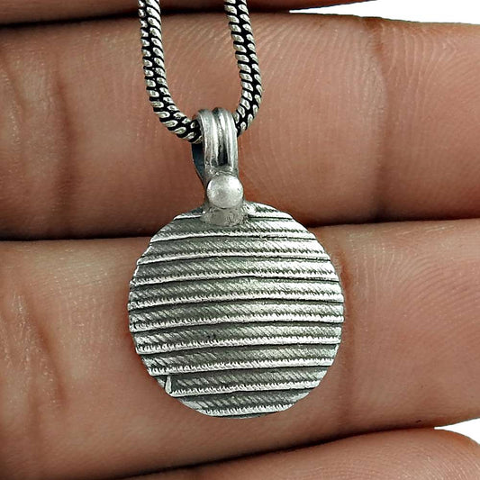 Attractive Design 925 Sterling Silver Pendant Handmade Jewellery