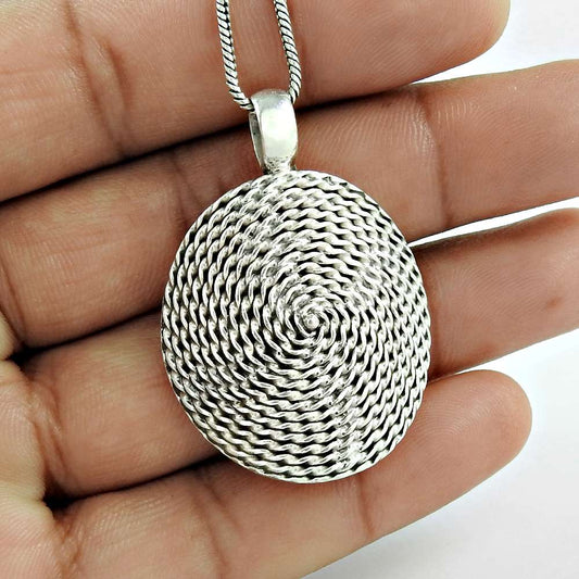 Designer 925 Sterling Silver Handmade Pendant Jewellery Wholesale
