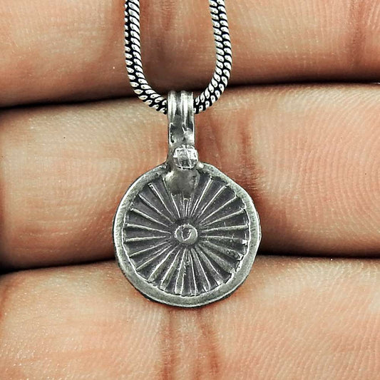Oxidised 925 Sterling Silver Jewellery Charming Handmade Silver Pendant