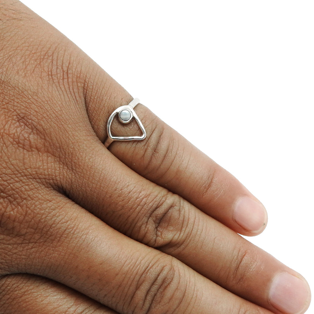 101 Pearl Ring 925 Sterling Silver Handmade Jewelry