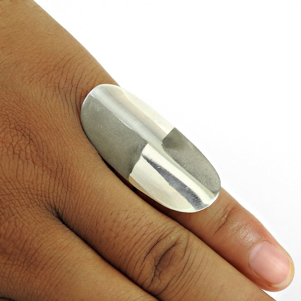 Solid 925 Silver Ring Timeless Polished Band Durable Unisex Gift