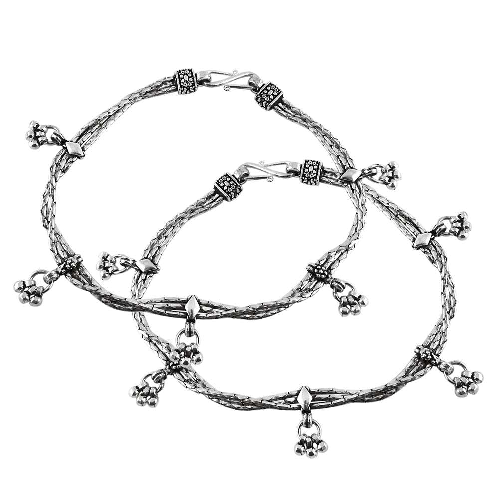 Delicate Light 925 Sterling Silver Anklets