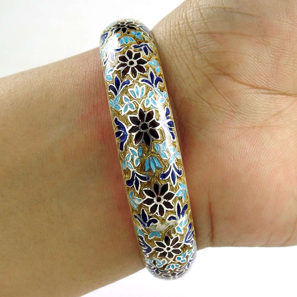 My Sweet MeenaKari 925 Sterling Silver Bangle