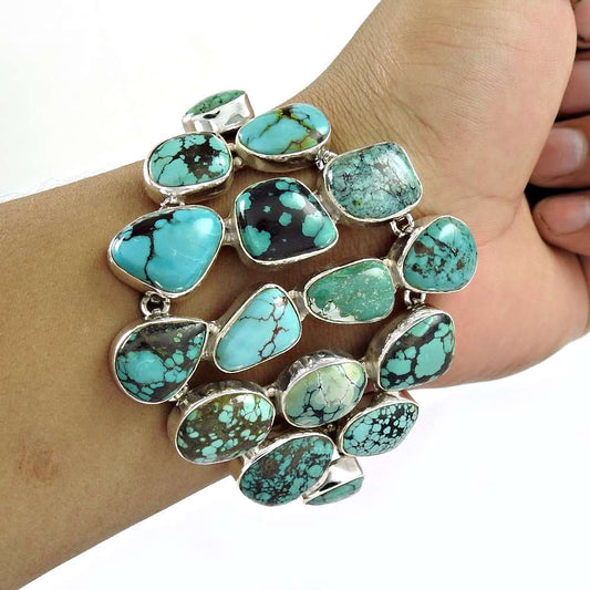 New Design 925 Silver Turquoise bracelet