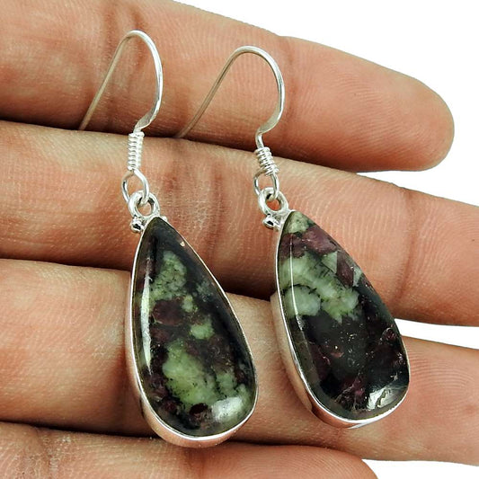 Lilac Kiss 925 Sterling Silver Eudialyte Earrings Supplier India
