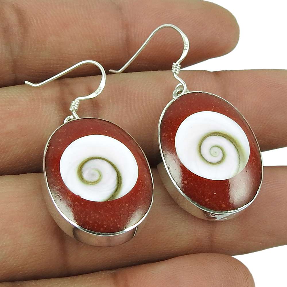 Amusable 925 Sterling Silver Shiva Eye Earrings
