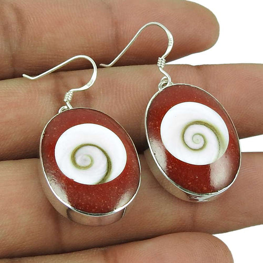 Amusable 925 Sterling Silver Shiva Eye Earrings
