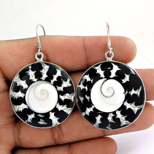 Spell 925 Sterling Silver Shell Earrings Wholesale Price