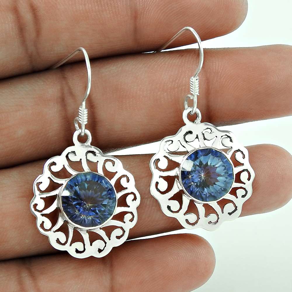 Hot 925 Sterling Silver New Mystic Earrings Exporter