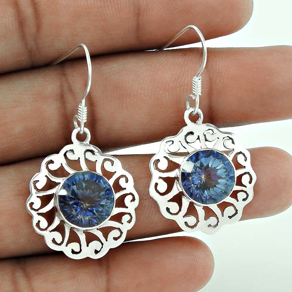 Big Special Moment 925 Sterling Silver New Mystic Earrings Supplier India
