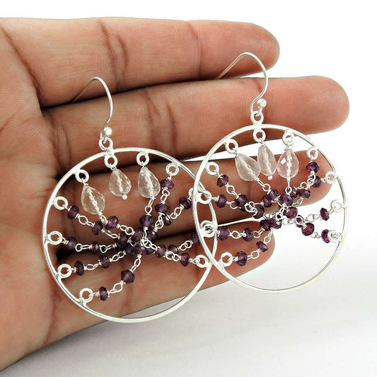 So In Love Sterling Silver Multi Stone Gemstone Earrings Lieferant