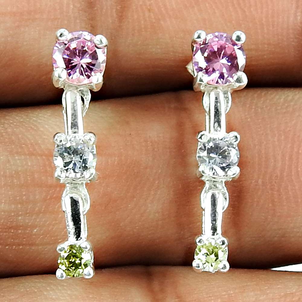 Trending CZ Earrings 925 Sterling Silver Jewellery