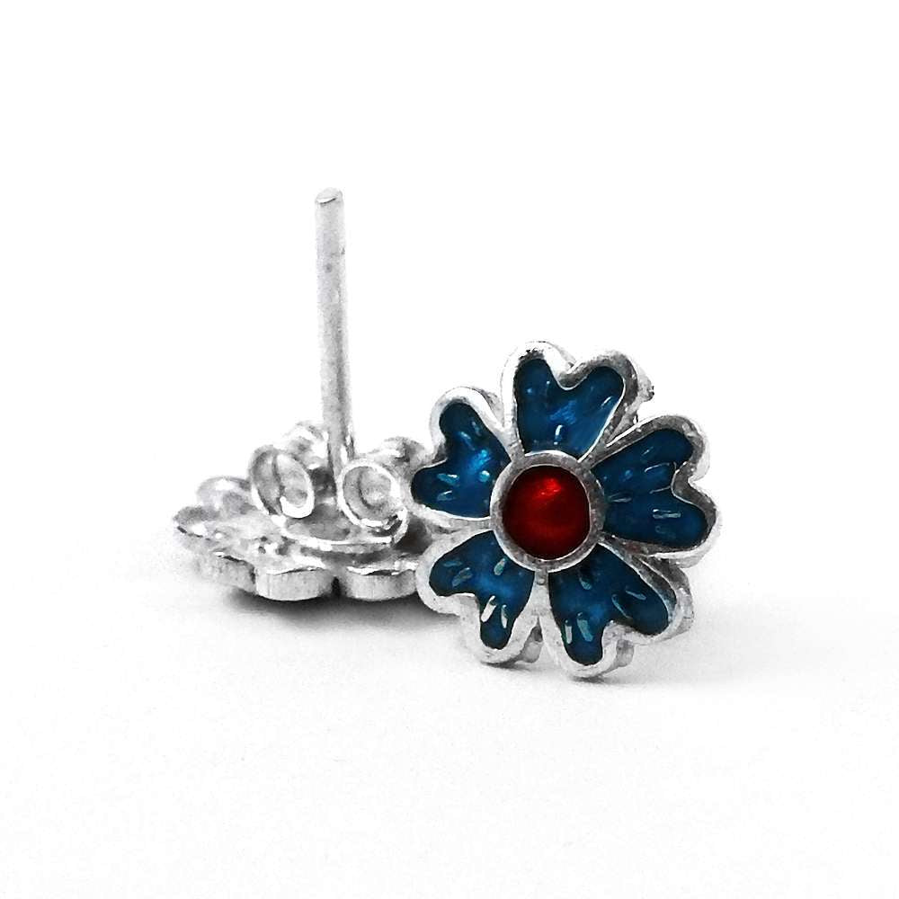 Great Creation 925 Sterling Silver Enamel Earrings