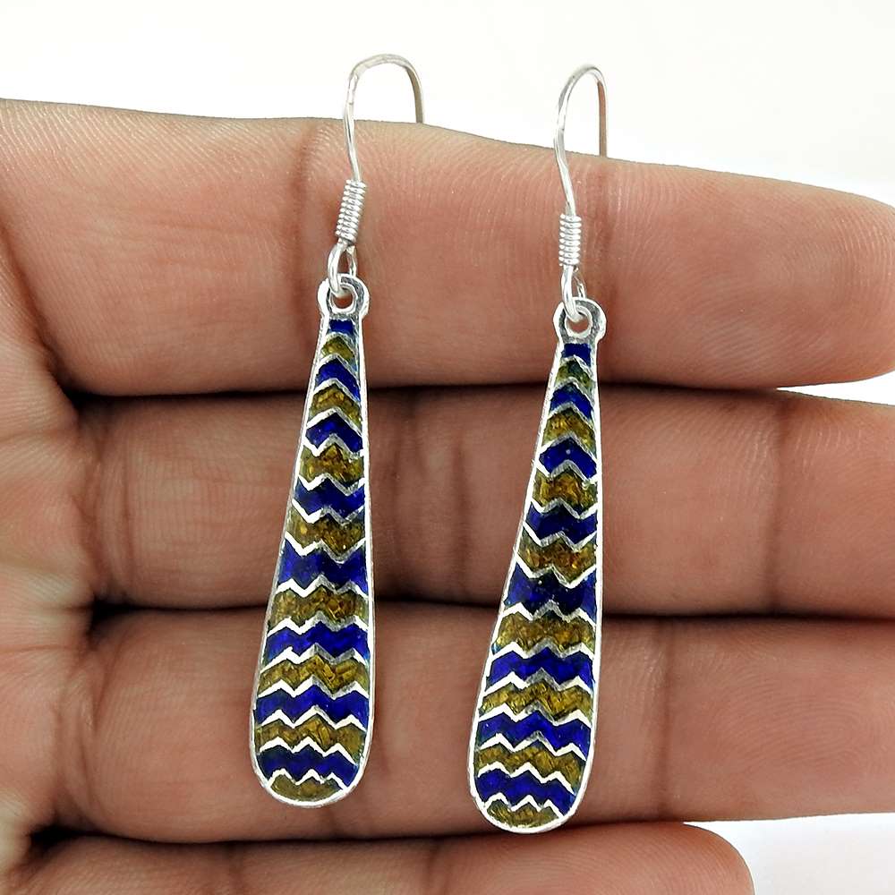 My Sweet Inlay 925 Sterling Silver Earrings Fabricante