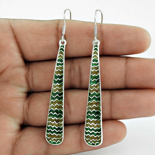 Seemly Inlay 925 Sterling Silver Earrings Wholesale