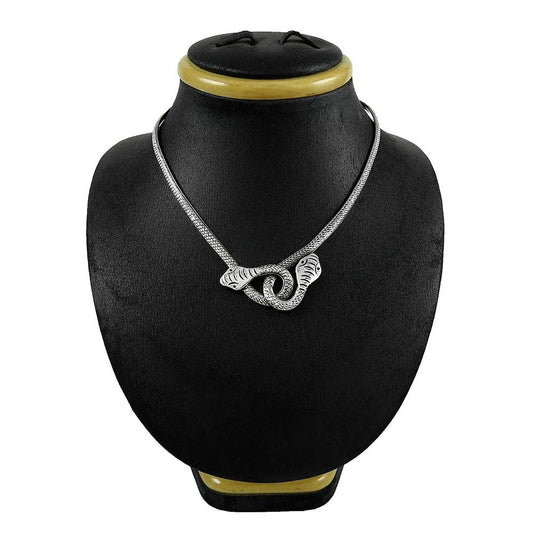 Daily Wear 925 Sterling Silver Necklace Handmade Jewelry E17