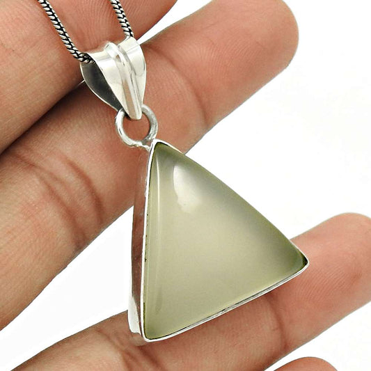 Gift For Women Pendant Boho 925 Sterling Silver Natural Onyx Gemstone V11
