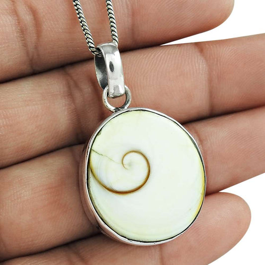 Natural Shiva Eye Gemstone Jewelry 925 Sterling Silver Pendant For Women S14