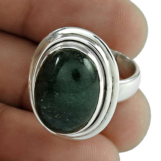 Natural Picasso Jasper Solitaire Tribal Ring Size 7 925 Silver For Women P27