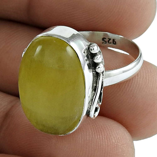 Birthday Gift For Her Natural Onyx Cocktail Tribal Ring Size 7 925 Silver S8