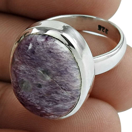 Birthday Gift For Her Natural Jasper Cocktail Ethnic Ring Size 7 925 Silver Y24