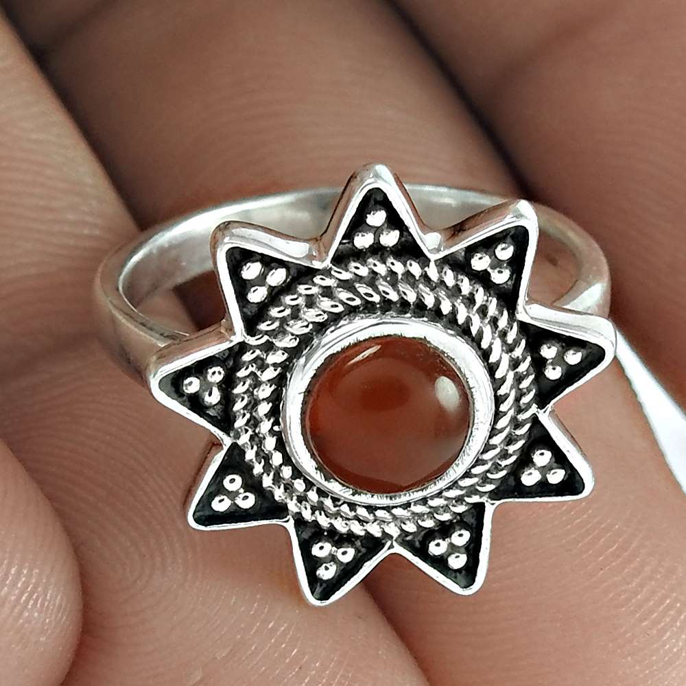 Rare 925 Sterling Silver Turquoise Gemstone Ring Ethnic Jewelry Wholesale