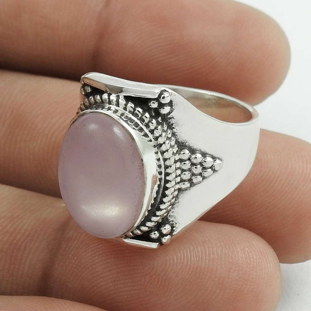 Lovely 925 Sterling Silver Turquoise Gemstone Ring Vintage Jewelry