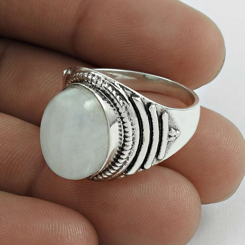 Labradorite Gemstone Ring 925 Sterling Silver Women Fashion Jewelry Fabricante