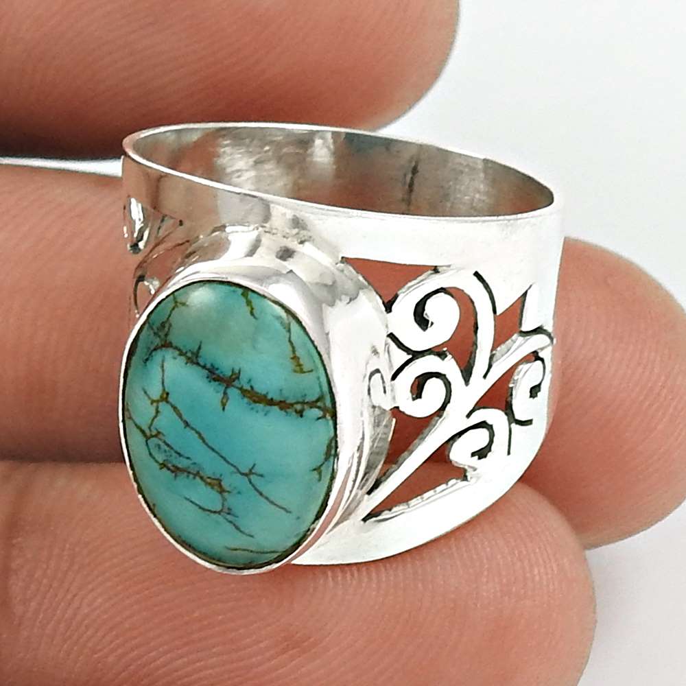 Labradorite Gemstone Ring 925 Sterling Silver Ethnic Jewelry AZ60