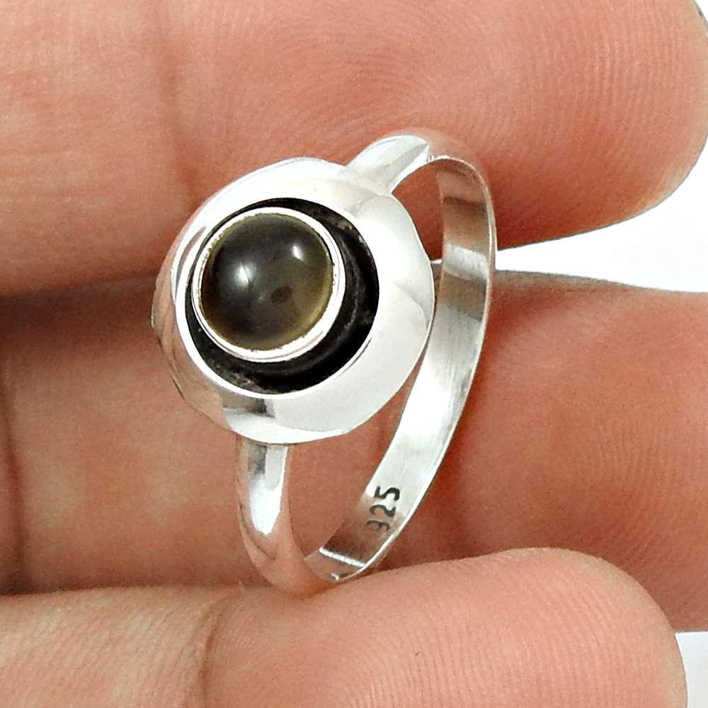 Carnelian Gemstone Ring Size 6 925 Sterling Silver Stylish Jewelry SN69