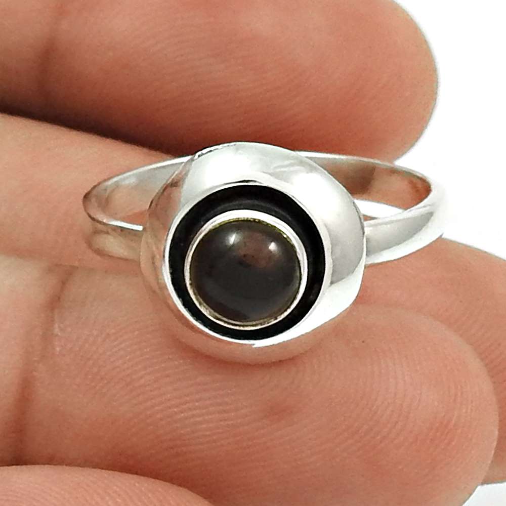 Carnelian Gemstone Ring Size 6 925 Sterling Silver Stylish Jewelry SN69