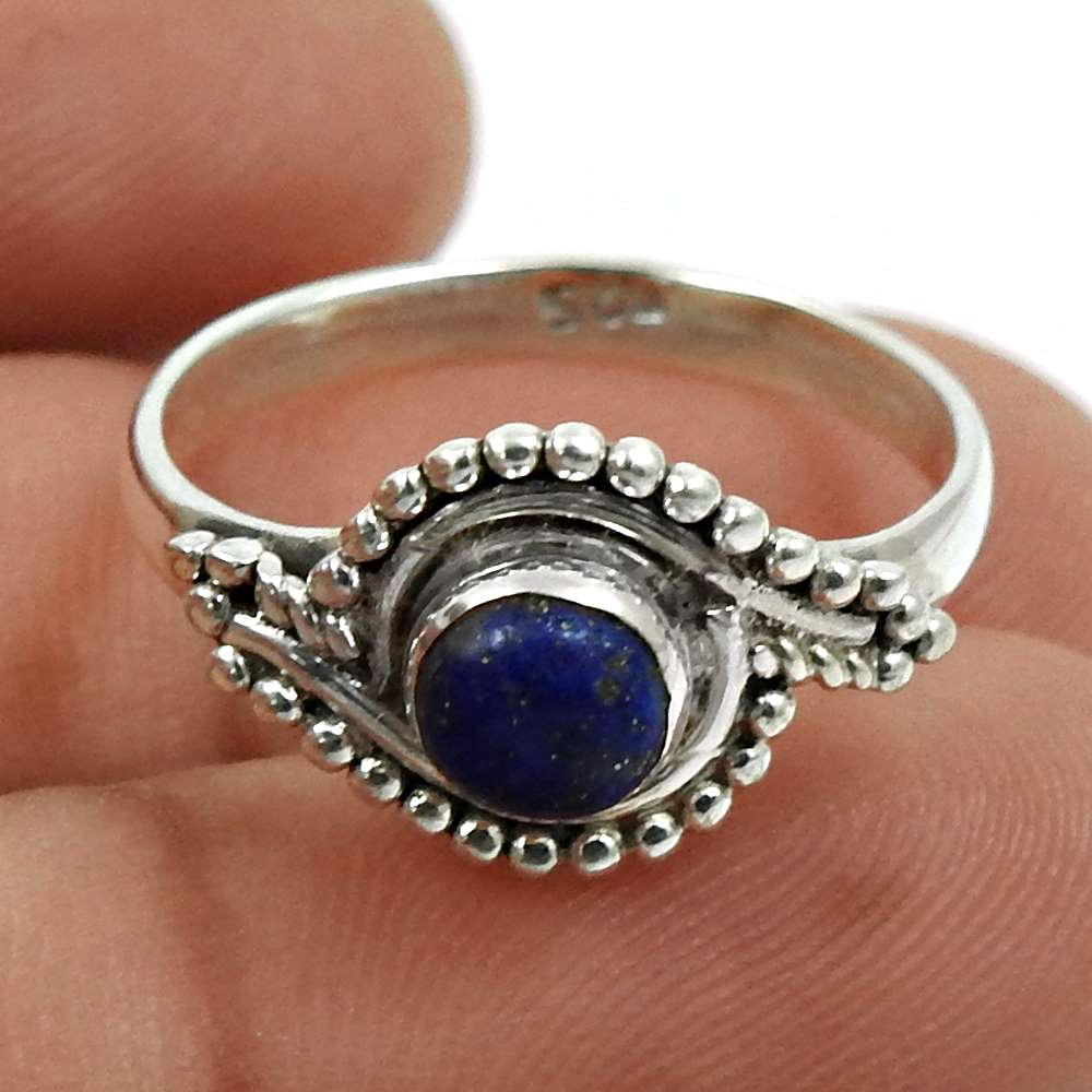 Garnet Gemstone Ring 925 Sterling Silver Vintage Jewelry U31
