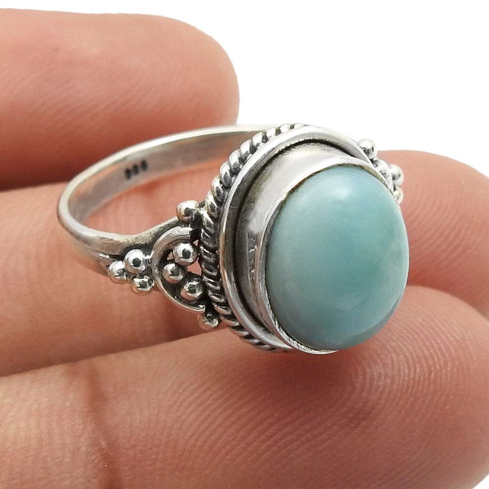 Rainbow Moonstone Gemstone Handmade Ring 925 Silver Jewelry A7