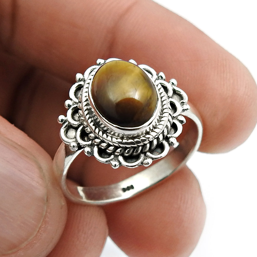 Rainbow Moonstone Gemstone Ring Size 8 925 Sterling Silver Fine Jewelry D52