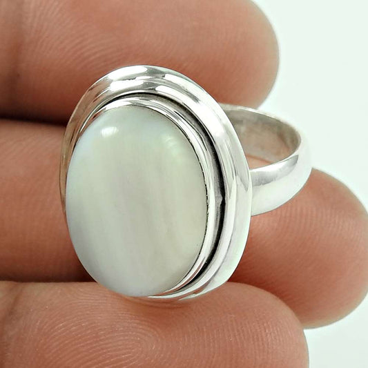 925 Sterling Silver Indian Jewellery Traditional Striped Onyx Gemstone Ring Mayorista
