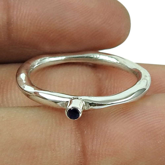 Stylish Amethyst Gemstone Ring 925 Sterling Silver Jewellery