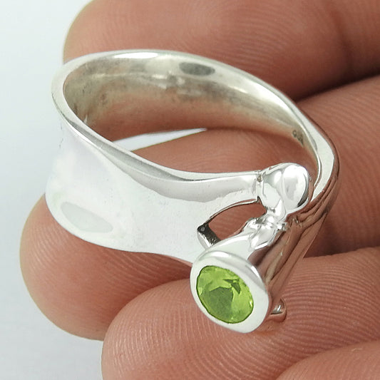 Spell Peridot 925 Sterling Silver Ring