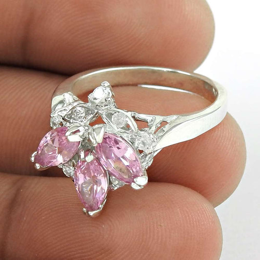 Very Delicate CZ 925 Sterling Silver Ring