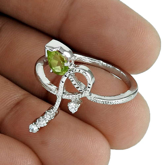 Misty Morning CZ 925 Sterling Silver Ring